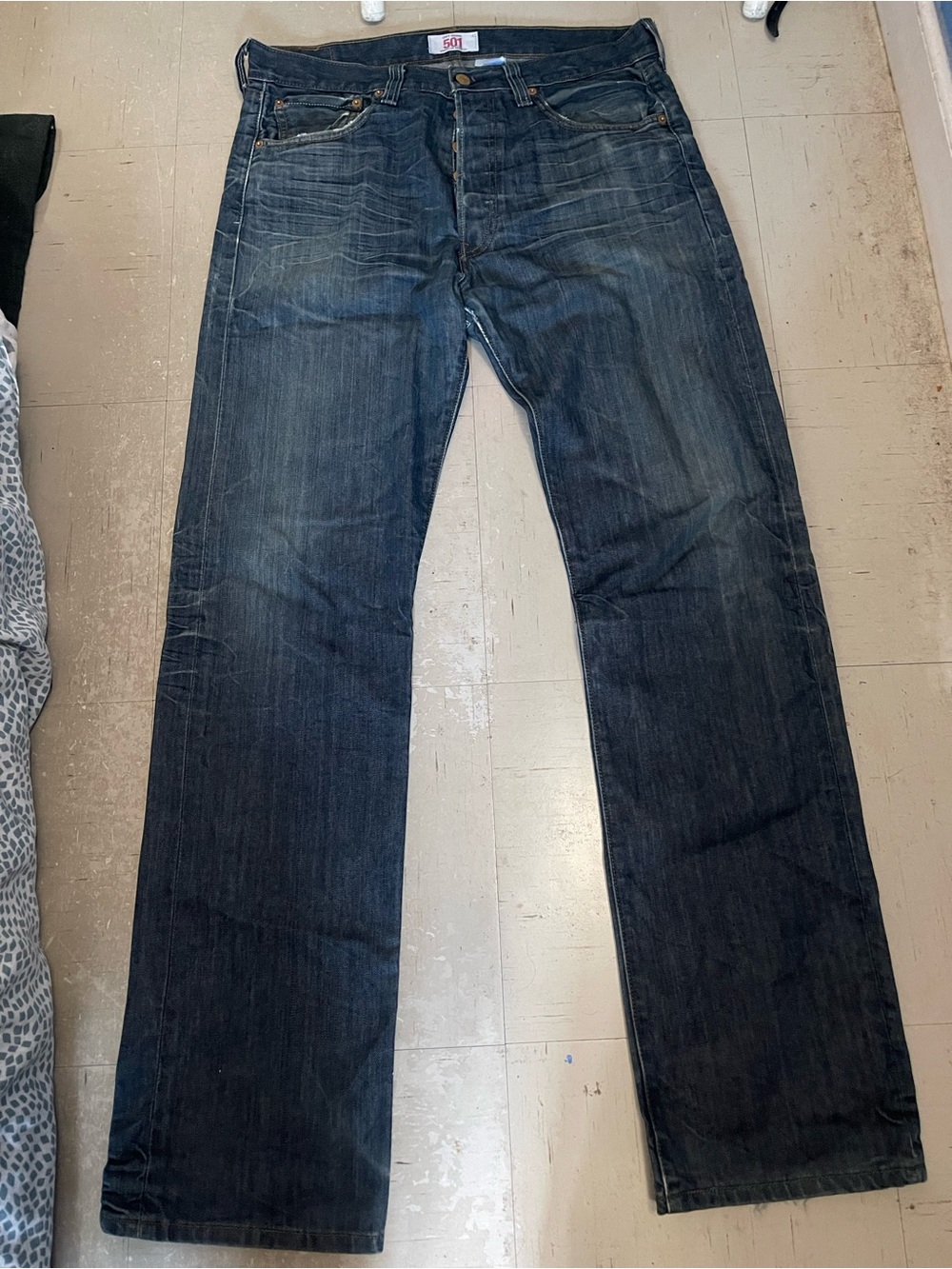 Levi's Men's Indigo Straight-Leg Jeans